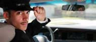 limo chauffeur saluting passenger