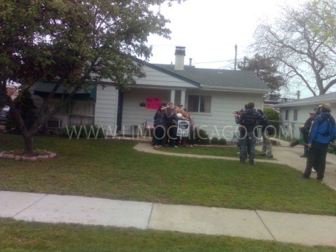 haley reinhart with filming crew at her house