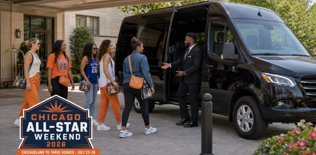 WNBA All-Star Weekend 2026 transportation from Chicago suburbs