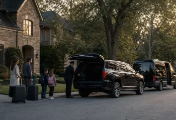 Chicagoland family ready for prearranged SUV and van transportation