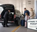O’Hare limousine terminal pickup for a Chicago suburban transfer